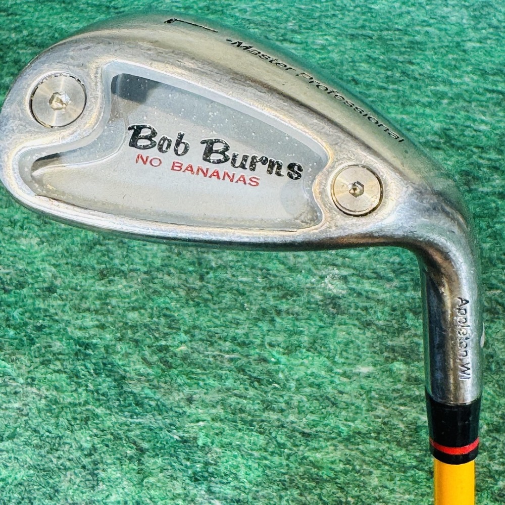 Bob Burns Lob Wedge Mens RH Master Professional Silver Steel Single Golf Club
